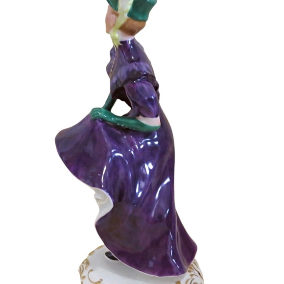Adderley The Can Can Violette Bone China Figurine Ornament - Picture 3 of 9